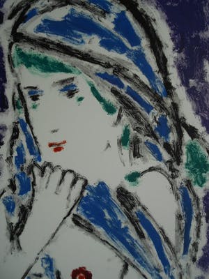 Theo van der Horst - `Blauwe gedachten ` kopen? Bied vanaf 75!