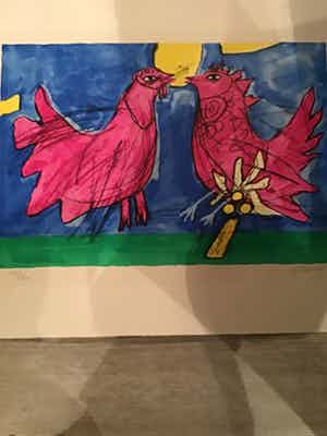 Corneille - Twee kippen ,hanen verkocht voor € 30!