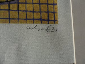 Jacques Tange - Zeefdruk. Titel, "Parents pride ". kopen? Bied vanaf 80!