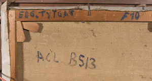 Edgard Tytgat - Olieverf op doek, La Mélancolie - Ingelijst kopen? Bied vanaf 8000!