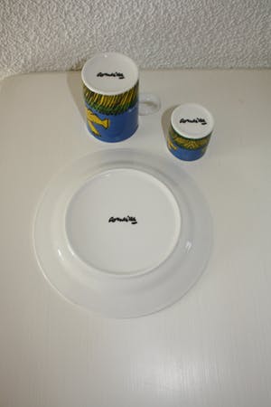 Niet of onleesbaar gesigneerd - Ontbijtset Corneille 2x kopen? Bied vanaf 10!