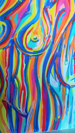 Elena Polyakova - Abstract in the rain kopen? Bied vanaf 250!