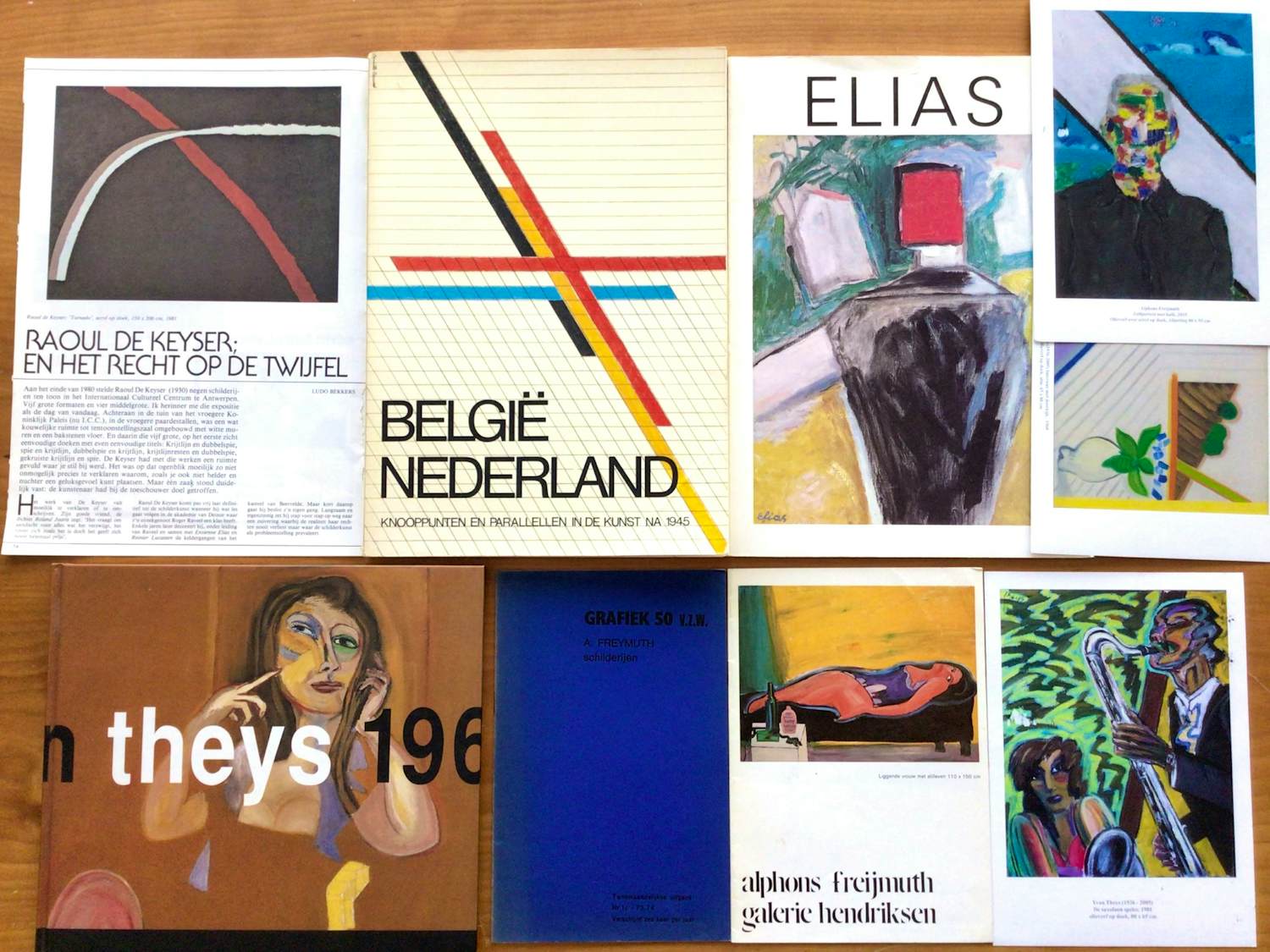 Buy Alphons Freijmuth - Raoul De Keyser - Etienne Elias - Yvan Theys - Diverse Nieuwe Visie? Bid from 80!