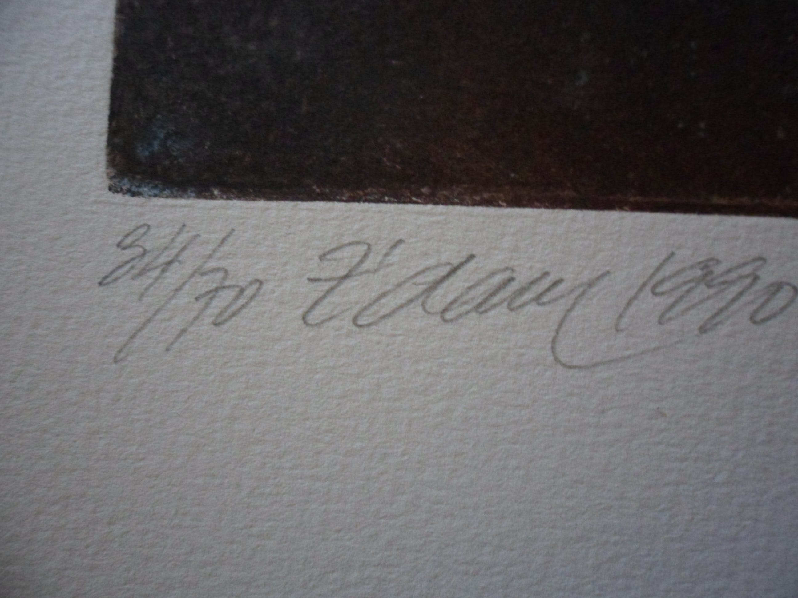 Enric Adsera Riba - grote ets/aquatint uit 1990 kopen? Bied vanaf 40!