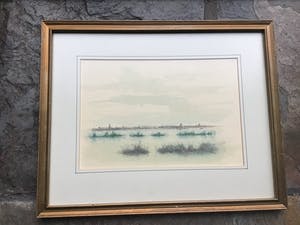 Niet of onleesbaar gesigneerd - Veenplas kopen? Bied vanaf 1!