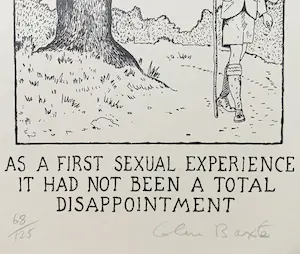 Buy Glen Baxter - As a first sexual experience…, litho? Bid from 60!