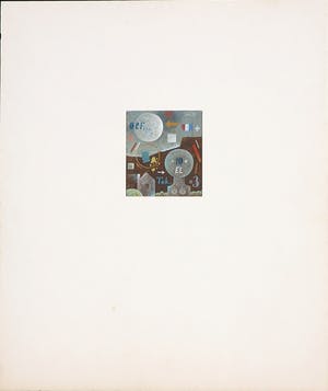 Leon Savelsberg - Gouache op papier, Zonder titel kopen? Bied vanaf 1!