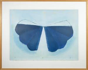 Aafke Kelly - Olieverf op papier, Dancing Wings - Ingelijst (Groot) kopen? Bied vanaf 40!