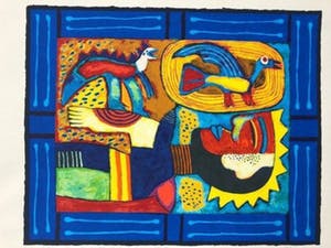 Clemens Briels - Zeefdruk. Snoring like dinosaurs at C. de C. kopen? Bied vanaf 90!