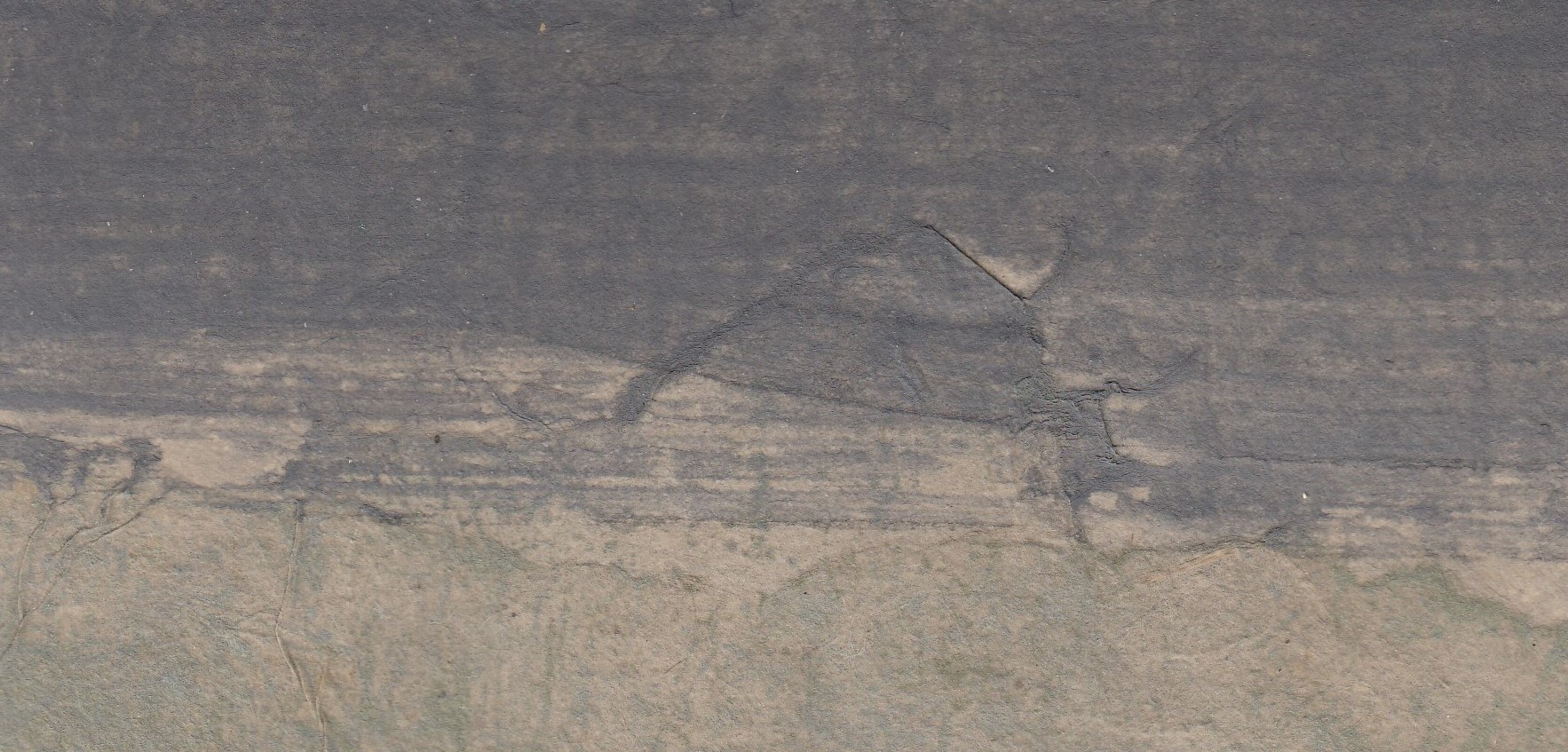 Joep Goeting - Gouache op Karton - Abstract Landschap kopen? Bied vanaf 1!