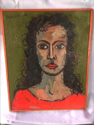 Rudi Pillen - Portret van een vrouw verkocht voor € 90!