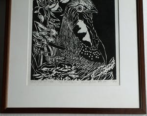 Jatie van Melle - Grote ingelijste houtsnede , Sponsorgeschenk BKR 2004 – nr. 27/40 kopen? Bied vanaf 50!