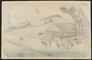 Ando Hiroshige - Houtdruk, Ishibe kopen? Bied vanaf 35!