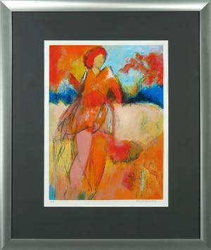 Arthur Bernard - Zeefdruk, Zonder titel - Ingelijst kopen? Bied vanaf 1!