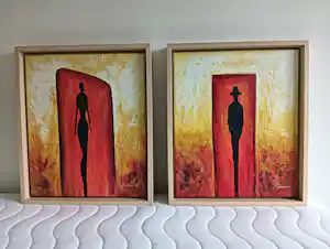 Berend Pasman - 2 figuren verkocht voor € 40!