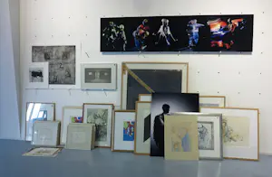 AcheterGerard Schaperkotter - + anderen! Lot van ca. 40 kunstwerken in diverse technieken? Enchérissez de 150!