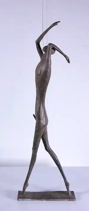 Piet van Heerden - Bronzen sculptuur, Jongensfiguur vendu pour 1100€ !