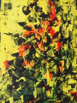 Bram Pihl - Olieverfschilderij - Abstract kopen? Bied vanaf 90!