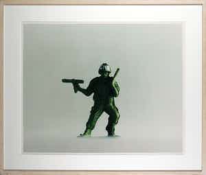 Jean Ruiter - C-Print, Getting the news - Ingelijst (Groot) verkocht voor € 60!