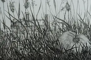 Willem Minderman - LANDSCHAP MET BEBOUWING OP DE ACHTERGROND kopen? Bied vanaf 50!