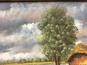 Niet of onleesbaar gesigneerd - Boerderij aan ven kopen? Bied vanaf 10!