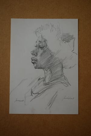 Joop Liesker - Portret van een jonge dame Janet. kopen? Bied vanaf 35!