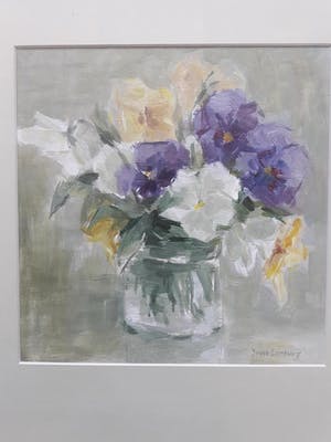 Jopie Limburg - Jopie Limburg (1905 - 1991), bloemstilleven in vaas. kopen? Bied vanaf 39!