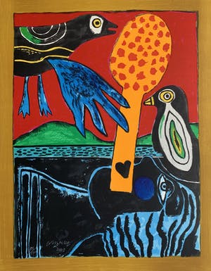 Corneille - kleurenlitho - 'Vénus dans dessus dessous' - 2001 kopen? Bied vanaf 350!
