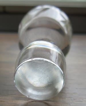 Niet of onleesbaar gesigneerd - Kristallen geslepen Whiskeykaraf kopen? Bied vanaf 10!