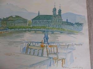 Karel van Seben - Aquarel. Stilleven. kopen? Bied vanaf 15!