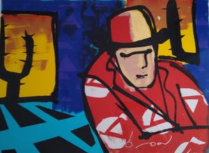 Herman Brood - Texas Tucson, zéér groot kopen? Bied vanaf 495!