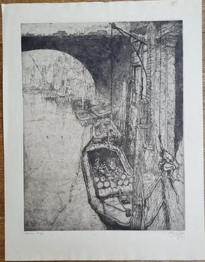 Jules De Bruycker - Londen Brug - hsndgesigneerd kopen? Bied vanaf 325!