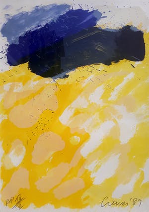 Jan Cremer - Thundercloud, litho (mooi ingelijst, groot) kopen? Bied vanaf 350!