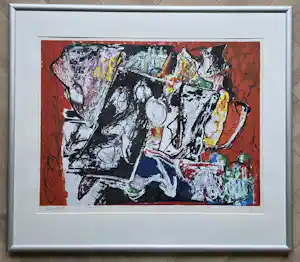 Jacques Doucet - Eté A Saint-Christol - ingelijst - 200 ex vendu pour 100€ !