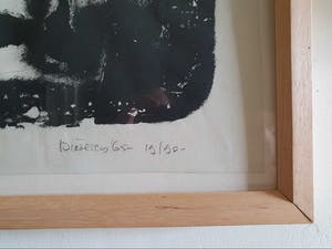 Jef Diederen - Zonder titel (litho in fraaie eiken lijst) kopen? Bied vanaf 75!