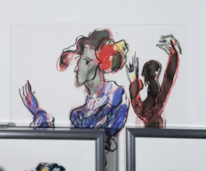 Jan Sierhuis - Lot van 7 ingelijste werken (waarvan een ets en giclées) kaufen? Bieten Sie von 200!