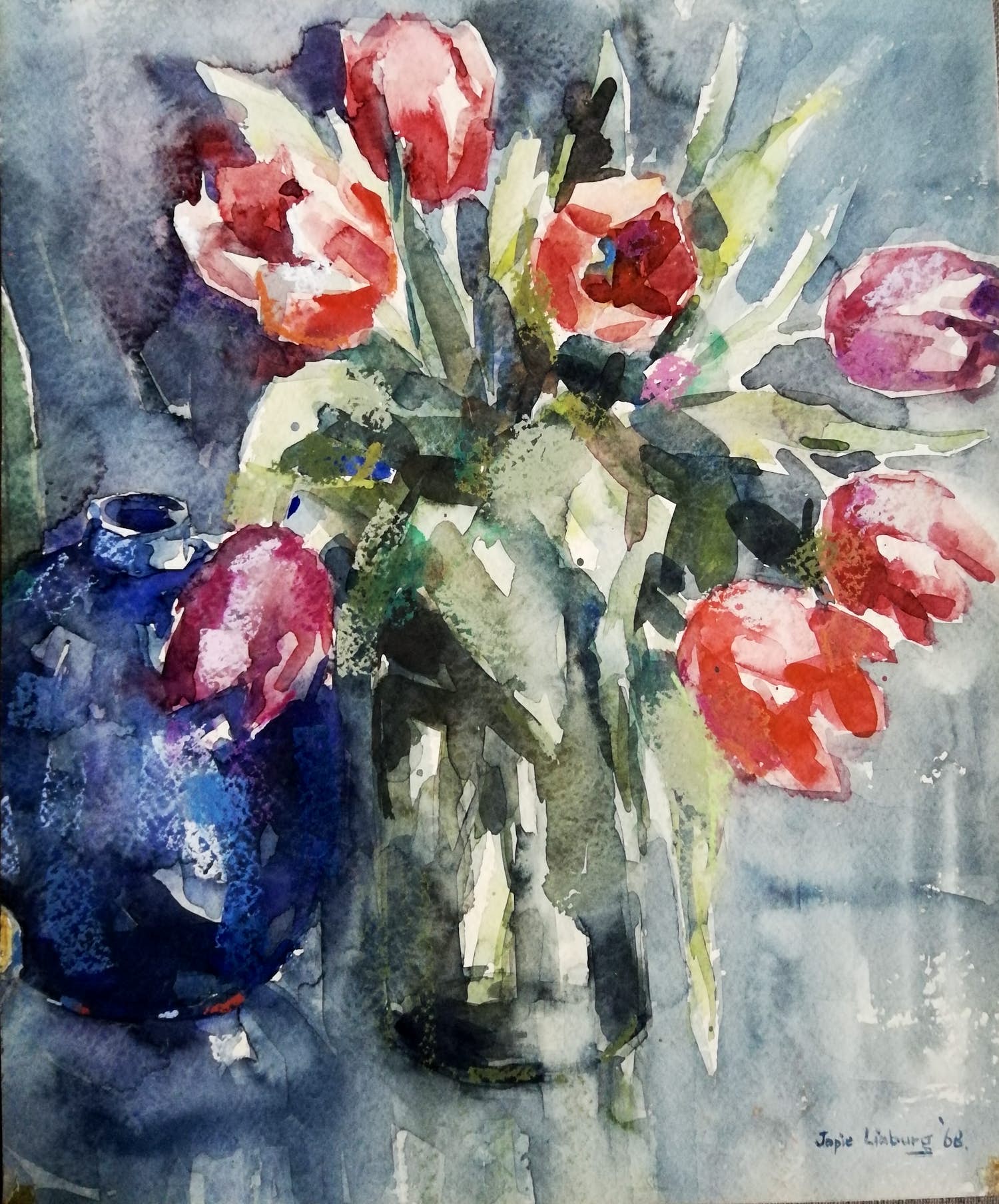 Jopie Limburg - Aquarel verkocht voor € 40!