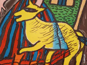 Corneille - In Wonderland - De Koningin van de Toren - Kunstenaarsproef met Atelier Stempel kopen? Bied vanaf 249!