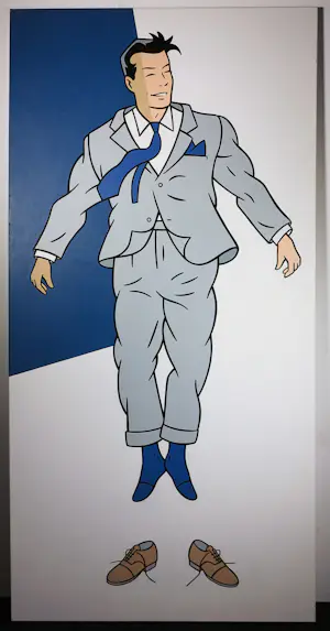 Luc Verschuuren - Acryl op doek, Francois au Japonais (Zeer groot) kopen? Bied vanaf 400!