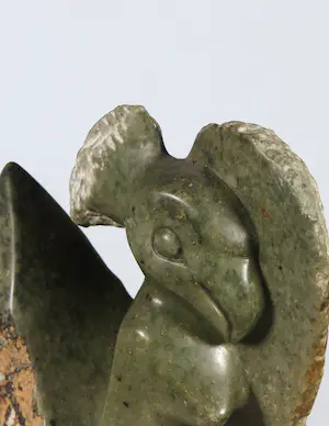 Christopher Kasina - en andere! Lot van drie stenen beelden kopen? Bied vanaf 1!