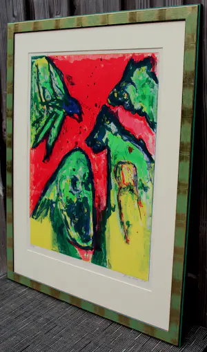 Mogens Balle - Ingelijste litho - 1988 (nette lijst!) kopen? Bied vanaf 250!