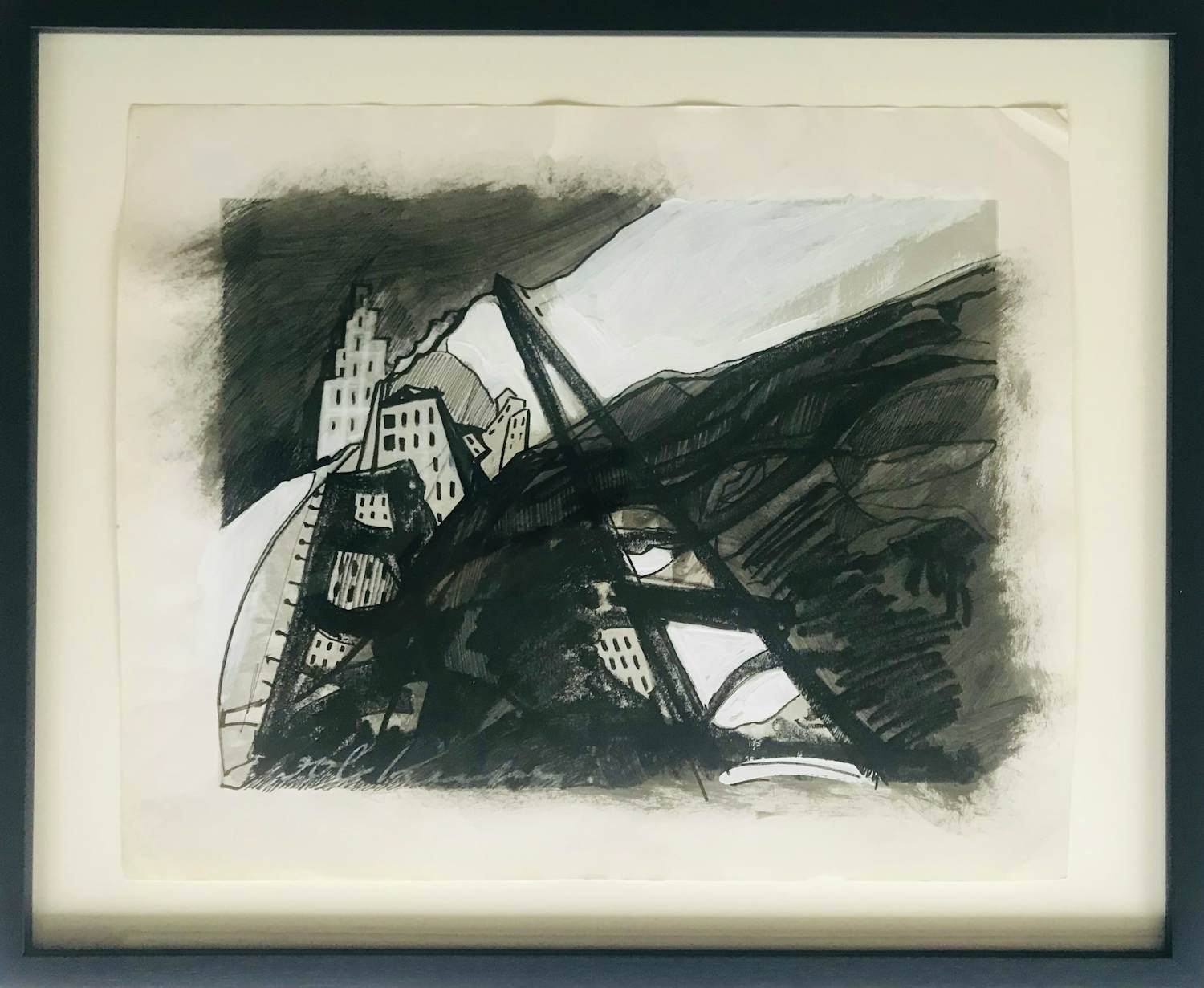 Buy Bob Kemper - Industrieel stadsgezicht (ingelijst) Z.T.? Bid from 29!