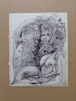Ernst Vijlbrief - LOT VAN 2 WERKEN / ORIGINEEL WERK / 22x30cm + 21x17cm kopen? Bied vanaf 30!