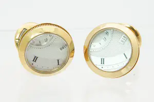 100 - Exclusief 18 karaat manchetknopen van het merk Brequet Cadran kopen? Bied vanaf 1800!