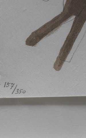 Klaas Gubbels - litho: De kar - 2007 (prachtige houten lijst) kopen? Bied vanaf 225!