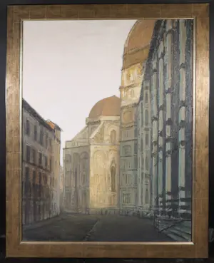 Geldolph Stuyling de Lange - Olieverf op doek, Santa Maria dei Fiori - Ingelijst (Zeer groot) kaufen? Bieten Sie von 500!