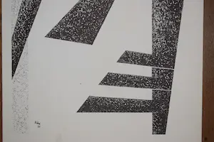 Toon Kelder - Litho - Abstract - 1965 kopen? Bied vanaf 40!