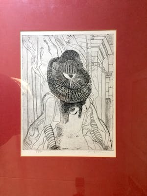 Vic Gentils - Naakte Vrouw - Zeefdruk, Ingelijst kopen? Bied vanaf 75!