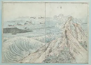 Katsushika Hokusai - Ando Hiroshige, e.a., Lot van vier Japanse kunstwerken - Ingelijst kopen? Bied vanaf 50!