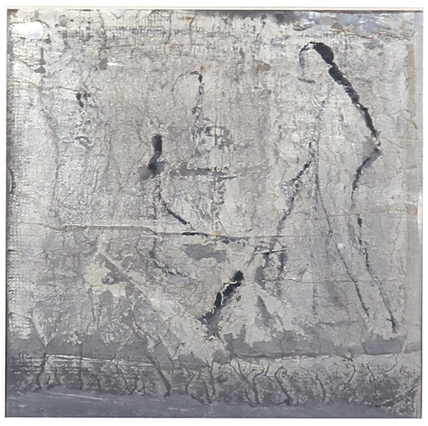 Gerard Princee - Gouache op papier, Twee figure - Ingelijst kopen? Bied vanaf 50!